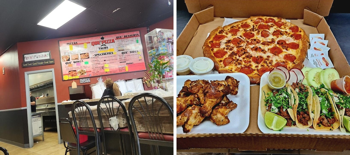 Que' Pizza Menu